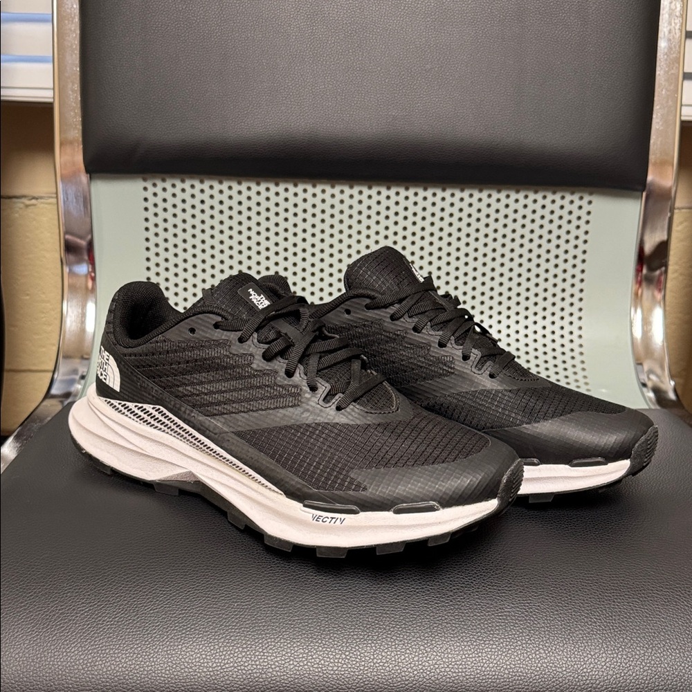 The North Face Men's Black and White Athletic Shoes